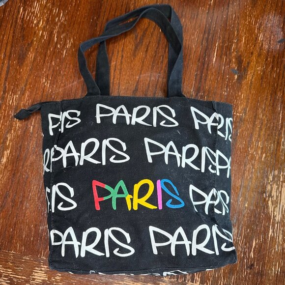 Robin Ruth Paris Canvas Black Travel Shoulder Bag - Picture 4 of 10